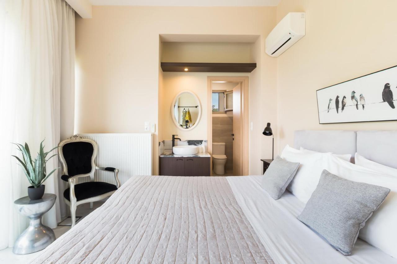 Lux Villa Mia With Heated Pool, 2Km To Beach & Childrens Area! Mikro Metochi Luaran gambar
