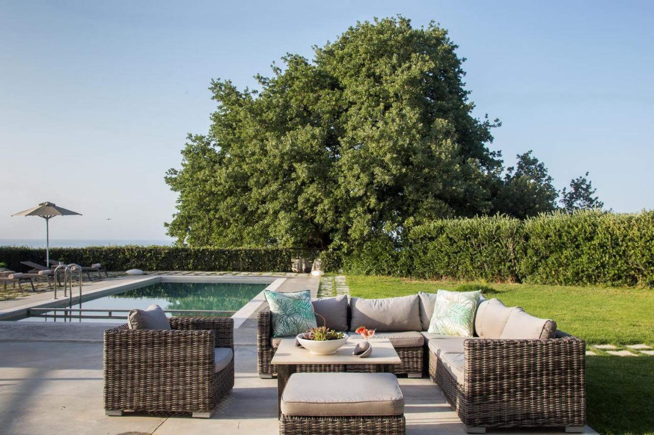Lux Villa Mia With Heated Pool, 2Km To Beach & Childrens Area! Mikro Metochi Luaran gambar