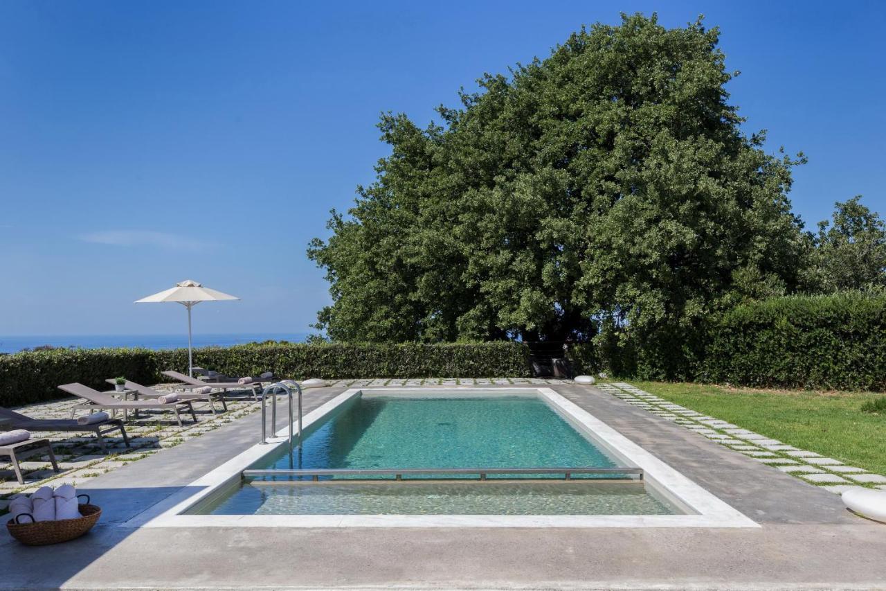 Lux Villa Mia With Heated Pool, 2Km To Beach & Childrens Area! Mikro Metochi Luaran gambar