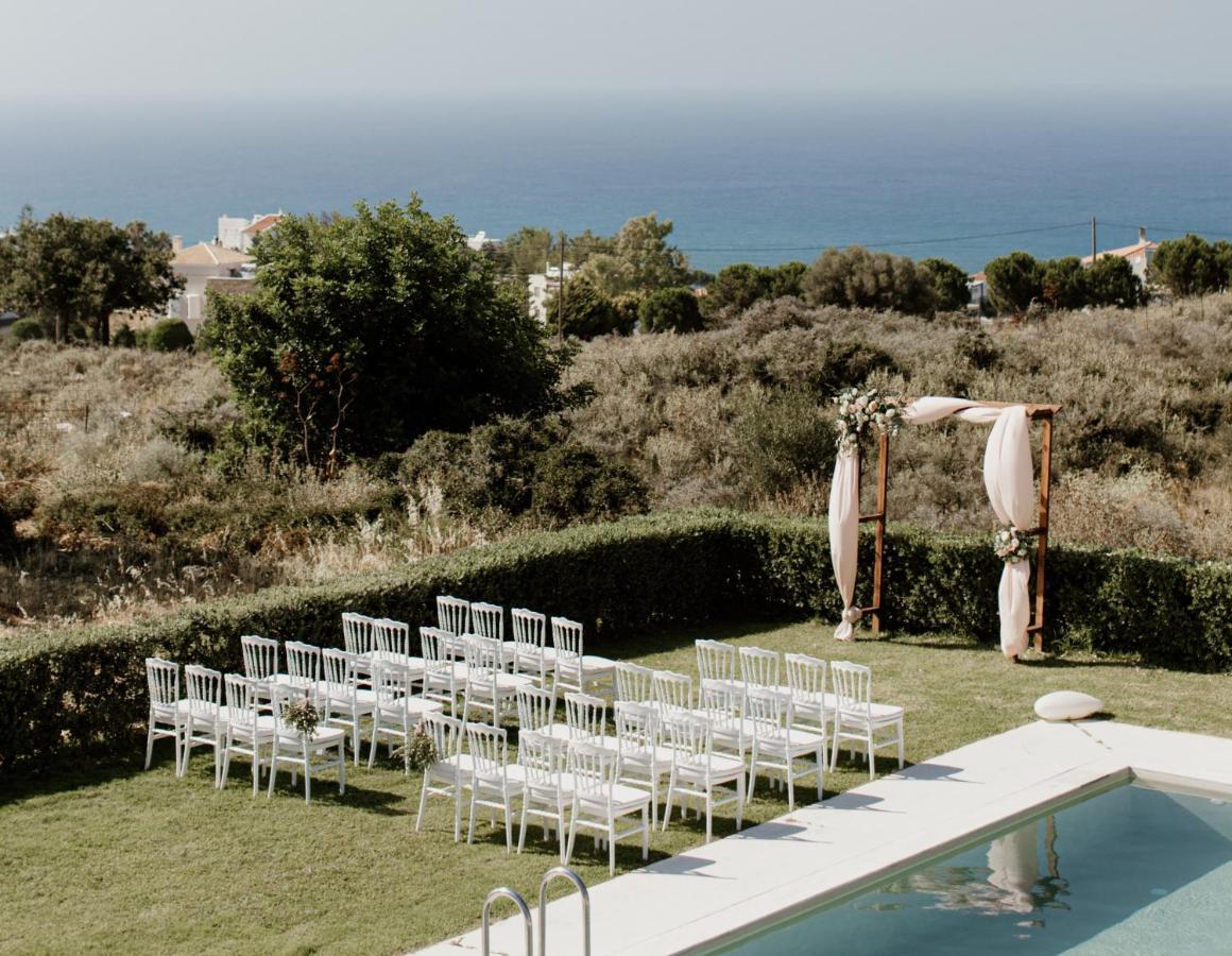 Lux Villa Mia With Heated Pool, 2Km To Beach & Childrens Area! Mikro Metochi Luaran gambar